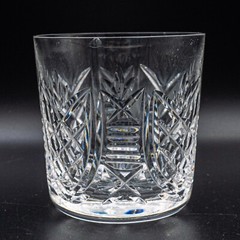 DAMAGED Waterford Crystal Clare Old Fashioned Tumbler Glass- 3 3/8″ FREE US SHIP