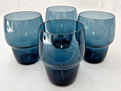 VINTAGE / MCM 50s KJELL BLOMBERG GULLASKURT BEAKER GLASSES X 4