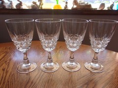 Wine Cristal D’Arques Pompadour Crystal Blown – Set of 4