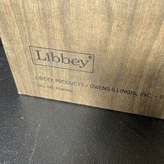 Set Of 8 Libbey Juice Cups 10oz Glasses Original Box Farmhouse Rooster Retro MCM