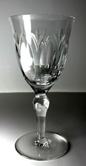 CAMELOT by STUART Water GOBLET England Hand Blown 7 1/8 in H
