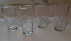 Vintage Libbey Urban Dot Tumblers Set Of 4