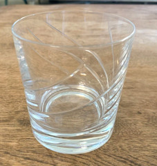 2 Junon Clear Cristal Old Fashioned Low Ball D’Arques Durand Crystal Glass