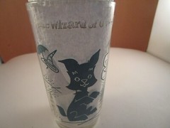 Vintage The Wizard of Oz Toto Swift Peanut Butter Drinking Glass Tumbler