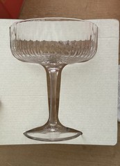 Set Of 2 Nespresso Champagne Coupes Glasses With Decorative Boxes – Paris & New