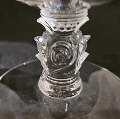 Vintage Heisey Rose Etched Rose Sherbet Glasses