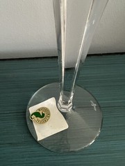 New! Set of 2 WATERFORD CRYSTAL Millennium 5-Universal Champagne Toasting Flutes