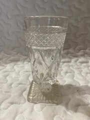 VGC – Imperial Glass Cape Cod Crystal Square Footed Water Goblet 5 1/8 inch