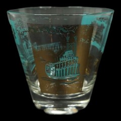 Southern Comfort Riverboat 5 Old Fashioned Glasses Vintage 1960s Libbey Whiskey