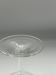 2 VINTAGE Elegant Glass Sherbets Stems Flower Etched Vintage Pattern