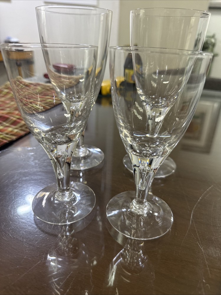 Sweden SKRUF Stockholm Clear Water & Wine Lot of 18 Teardrop 5 3/4″ & 7” Mint