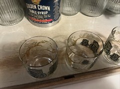 Set Of 3 Libbey Juice Glass – Raised Design – Owl Family – Approx 8oz Vintage