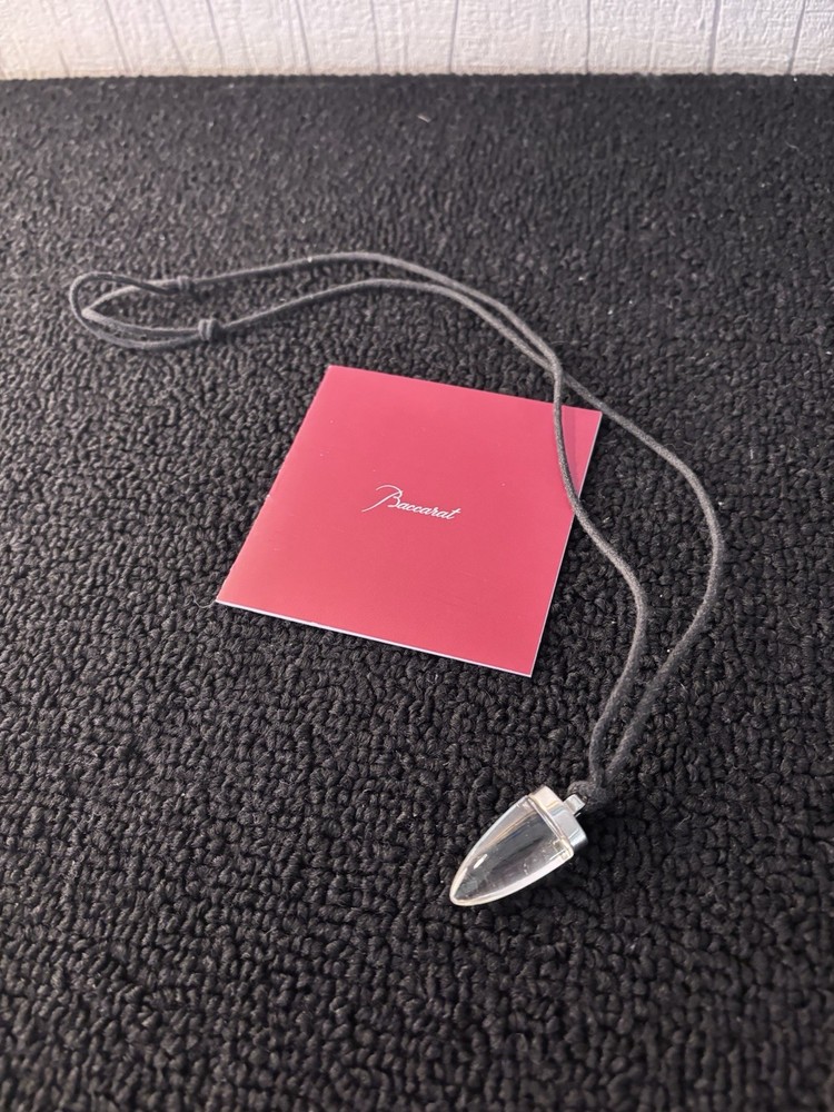 Baccarat Crystal Light Colored Necklace