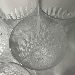 (6) “Sogno” Royal Crystal Rock RCR Highball Crystal Glasses Italy Barware 6”