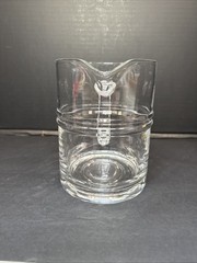 Vintage Iittala Finland Pisaranrengas Ripple Pitcher by Timo Sarpaneva