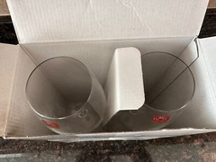 (2) RCR Wine Goblets Home & Table ‘Invino’ Made in Italy NEW Open Box 23.25 oz