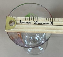 Vintage Fruit Motif Parfait Glasses Iced Tea Dessert Set Of 4