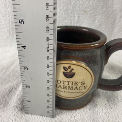 Sunset Hill Stoneware Mug Dottie’s Pharmacy 4″ Handcrafted USA Pottery Cup