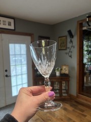 Vintage Preludio Capri Cut Crystal Water Wine and Champagne Glasses – Clear 36pc