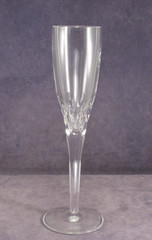 Waterford Cut Crystal Elberon Set of Four 9¼ Champagne Flutes w Orig Box Ireland