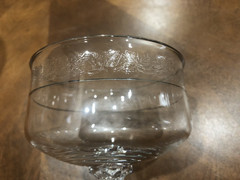 SET OF 4 LENOX MOONSPUN CHAMPAGNE COUPE HAND ETCHED GLASSES W/PLATINUM TRIM
