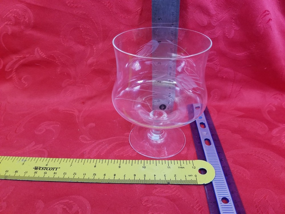 NO Liner Vintage Wheat Noritake Sasaki Shrimp Seafood Cocktail Glass