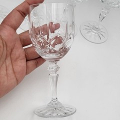 5 Pcs Galway Irish Crystal Kylemore Wine Goblets 5.5″ Tall