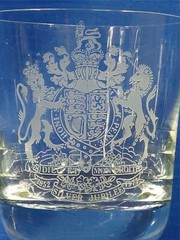 Wedgwood Glass Commemorative 1952-1977 Queen Elizabeth II Silver Jubilee Goblet