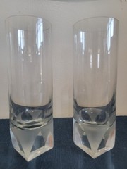 2 Flawless Perfect Pair of Rosenthal Studio Line Skal High Ball Glasses