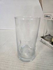 8 Vintage Libbey Intuition Thumb Dimple Drinking Glasses 16.7 oz. FREE SHIPPING