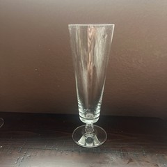 Lenox USA Crystal Decor Plain Pilsner Glass