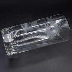 Queen Lace Crystal «Kenyan African» Sable Highball Tumbler Glass – 5 1/2″ #H