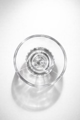 Vintage Ruby Red Flash Glass Goblet