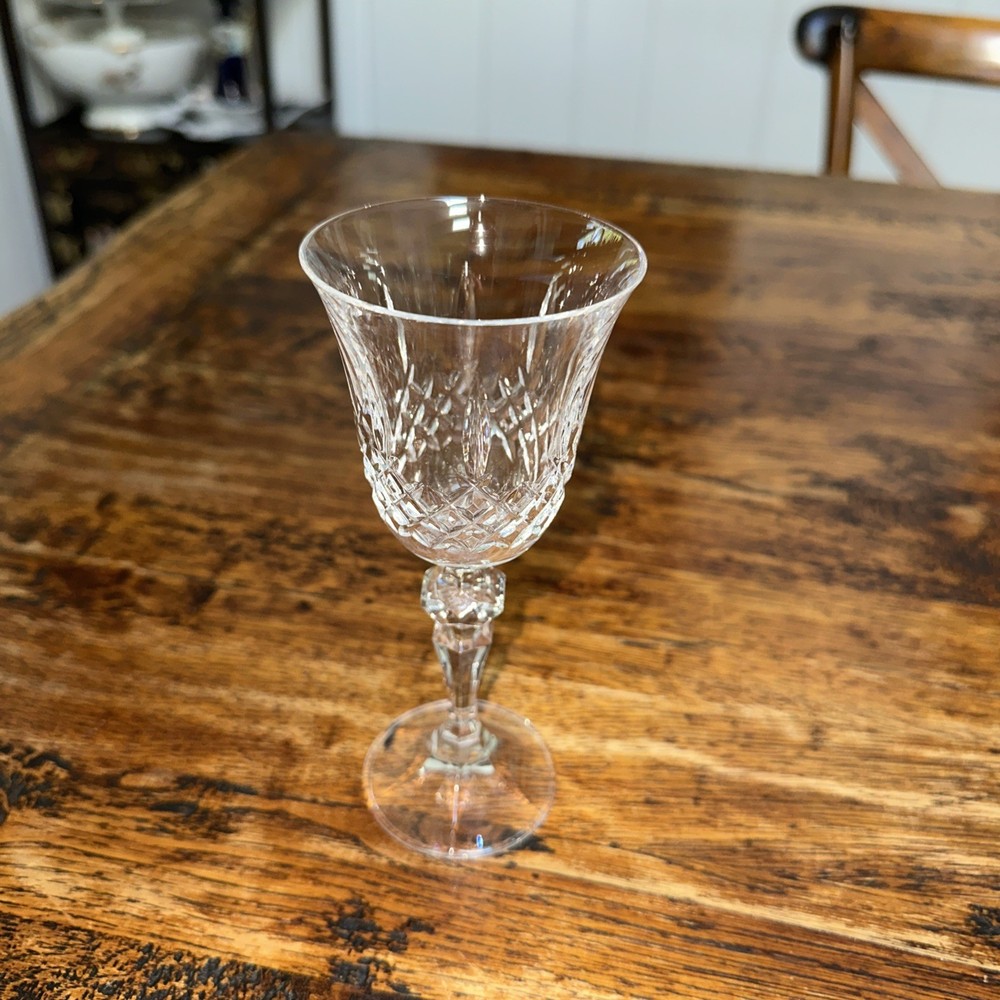 One Rare VTG Marquis Water Goblet BOHEMIA CRYSTAL-CRYSTALEX