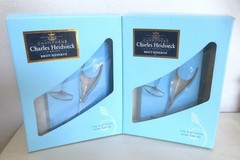 Charles Heidsieck Brut Reserve Champagne Flutes Set of 4 NIB