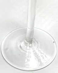Two Pretty Swirled Bowl 3oz Cordials 6 3/4″ Tall
