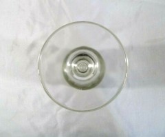 Extra Heavy Thick Clear Glass 8 1/4″ Goblet