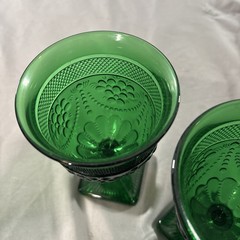 LG Wright Moon & Star Cordial Glass Green 4 Avail. selling as a set