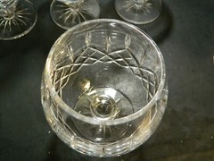 Vintage Set Of (6) Galway Longford Brandy Snifter Glasses 4.5″ x 3.13″ Excellent