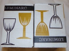 Luminarc 1 1/4 oz Diamond Crystal Stemware New 8 pcs NIB France