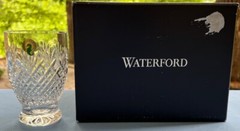 Set of 4 Waterford Crystal Sullivan Footed Glasses Tumblers #1055244 NEW in Box