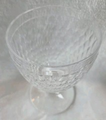 1 Villeroy & Boch Boston Clear Crystal Water Goblet Diamond-faceted Pattern