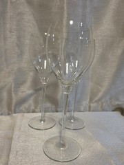 Vintage Set of 7 Yugoslavian Rogaska Mouth Blown Crystal Glasses – 2 Sizes