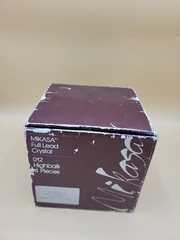 Mikasa Gold Crystal Highball or Water Glasses 5 1/2″ Set of 4 New In Box See Dis