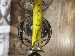 5 Fred Press Highball Glasses Tumblers MCM Black Gold Diamond Geometric