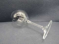 Studio Nova Crystal Venice Pattern Twist Stem Water Goblet 8 1/4″