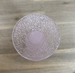 Memento Synth Pink Flute Glass 6 7/8”