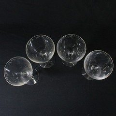 Set of 4 MCM Gorham Adriana Gold Water Goblets 6.5″