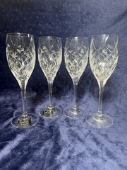 Set Of 4 Mikasa English Garden 9 1/8” Goblet XY 708/001 Slovenia