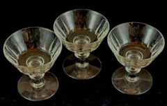 Libbey Champagne/Dessert/Sherbet (3) Raleigh Glasses